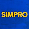 Logo de Simpro: Work Smarter. Not Harder.