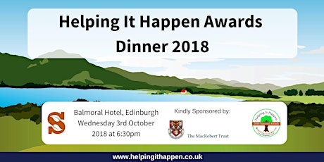 Scottish Land & Estates Helping it Happen Awards Dinner & Ceremony 2018 primary image