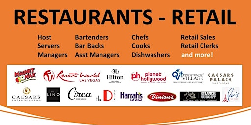 Restaurant, Retail and Hospitality Job Fair