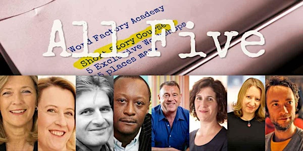 2018/19 SHORT STORY COURSE – Four workshops + agent advice sessions