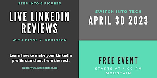 Live LinkedIn Reviews - 04/30/2023