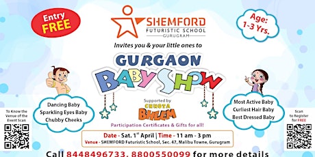 Gurgaon Baby Show - supported by Chhota Bheem - Let Your Child Shine!