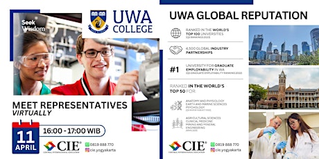 University of Western Australia Info Day - FREE WEBINAR