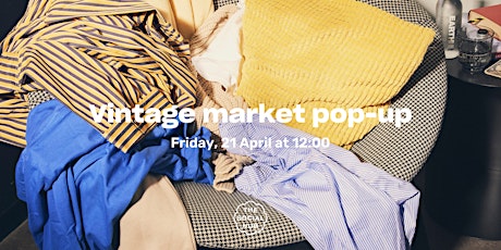 Vintage market pop-up