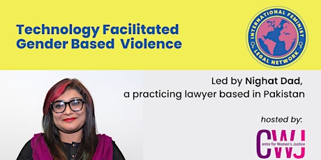 Technology Facilitated Gender Based Violence (online event) primary image