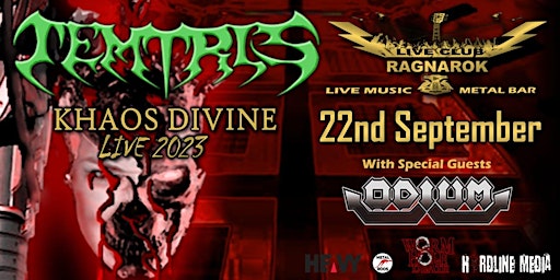 TEMTRIS -KHAOS DIVINE TOUR + ODIUM@RAGNAROK LIVE CLUB,B-3960 BREE primary image