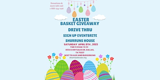 2023 Easter Basket Giveaway Drive Thru Event Oak Cliff  Sign Up