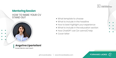 Image principale de Free Advice for Early Career &  Students: How To Make Your CV Stand Out
