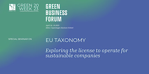 EU Taxonomy - Exploring the license to operate for sustainable companies