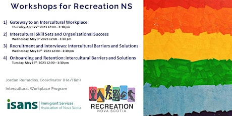 ISANS Intercultural Workplace Program - Workshops for Recreation NS primary image