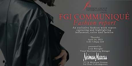 Primaire afbeelding van Fashion Presentation SS23 | In Collaboration with Neiman Marcus, Chicago