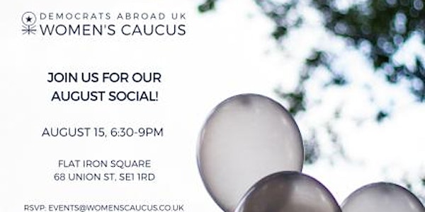 August Social | Women’s Caucus