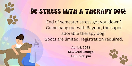 De-stress with a Therapy Dog!