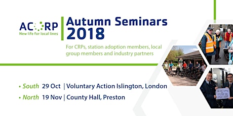 ACoRP Autumn Seminars 2018
