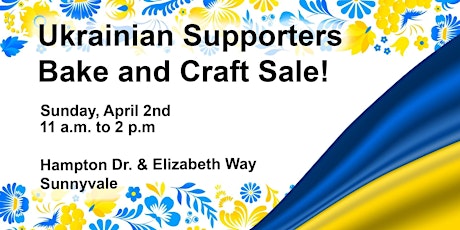 Ukrainian Supporters Bake&Craft Sale