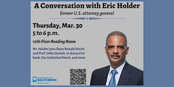 A Conversation with Eric Holder