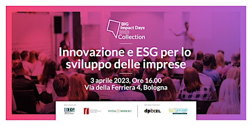 Innovazione e ESG per lo sviluppo delle imprese / Open Ticket