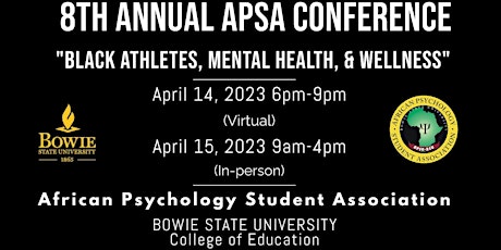 APSA 8th National Conference: Black Athletes, Mental Health & Wellness