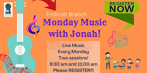Monday Music with Jonah primary image