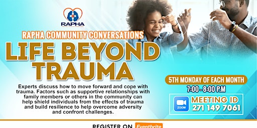 Imagen principal de LIFE BEYOND TRAUMA - Rapha Community Conversations - Cancelled