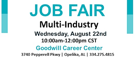 Multi-Industry Job Fair  primary image