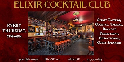 ELIXIR Cocktail Club primary image