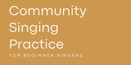 Community Singing Practice for Beginner Singers