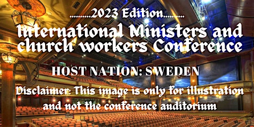 Hauptbild für International Ministers and Church Volunteers Conference 2023