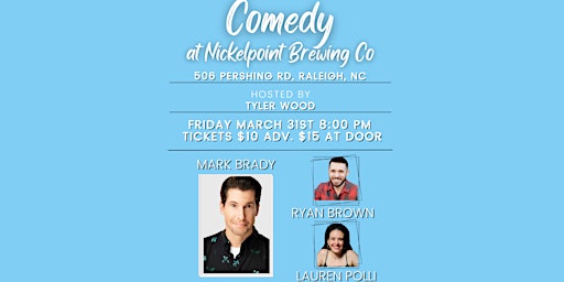 Nickelpoint Brewing Comedy Night 3/31