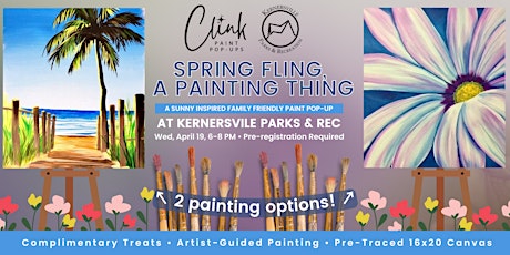 Spring Fling A Painting Thing! Paint Pop-Up at Kville Community Rec Center