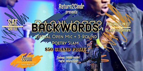 BackWords Virtual Open Mic & Poetry Slam