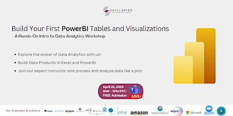 Build Your First PowerBI Tables and Visualizations