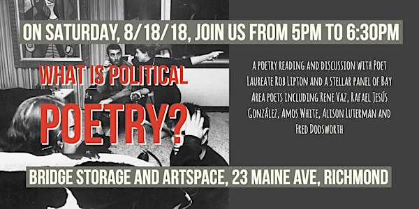 "What is Political Poetry?" (reading and discussion)