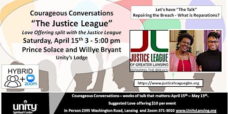 Courageous Conversations - The Justice League of Greater Lansing