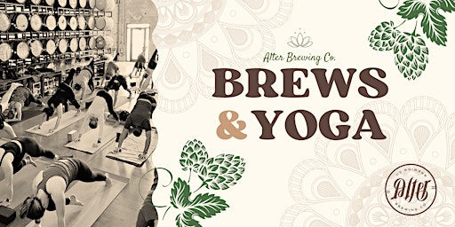Imagem principal do evento Brews + Yoga at Alter Brewing Co.