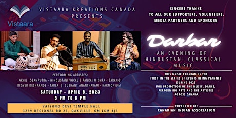 Darbar - Hindustani Classical Music Event