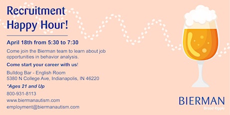 Recruitment Happy Hour - Bierman Autism Centers