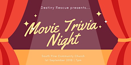 Movie Trivia Night for Destiny Rescue primary image