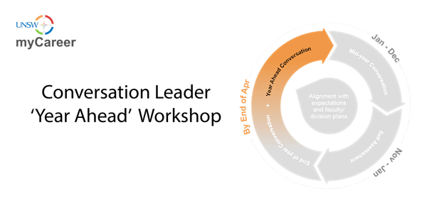myCareer 'Year Ahead' – Conversation Leader Workshop