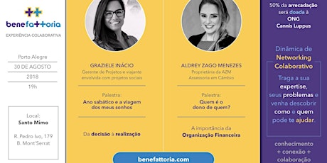 Imagem principal do evento  ++ Benefattoria ago.2018 - Do sonho à realização!!!