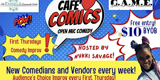 Cafe Comics Improv Comedy Night at Nimbus Comic Cafe