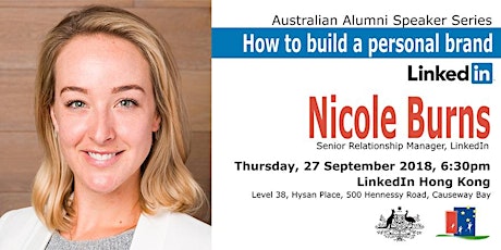 Australian Alumni Speaker Series: Nicole Burns - How to build a personal brand