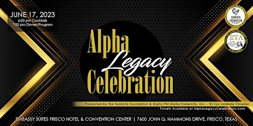 Alpha Legacy Celebration 2023 primary image