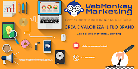 Immagine principale di Corso di Web Marketing & Branding - Crea e Valorizza il tuo Brand 