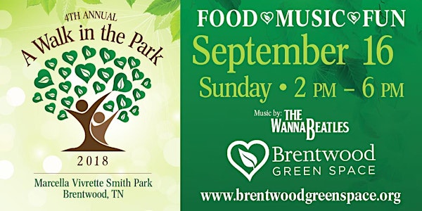 4th Annual Citizens for Brentwood Green Space "Walk in the Park"