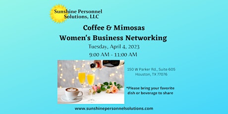 Coffee & Mimosas Women's Business Networking