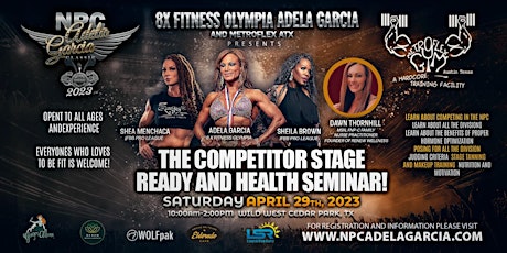 The Competitor Stage Ready and Health Seminar primary image