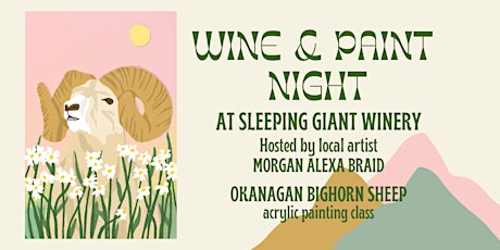 Wine and Paint Night at Sleeping Giant Winery