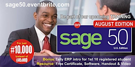 SAGE 50 Accounting Package Training - August Edition primary image