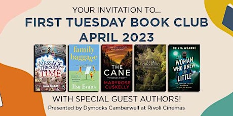 Image principale de First Tuesday Book Club April 2023 with special guest authors!